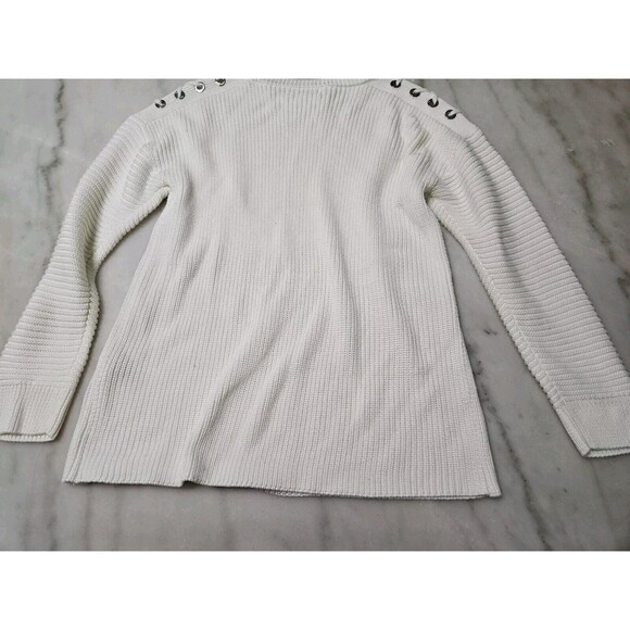 Calvin Klein Sweater Criss Cross Shoulders Women's Size M - Picture 2 of 9